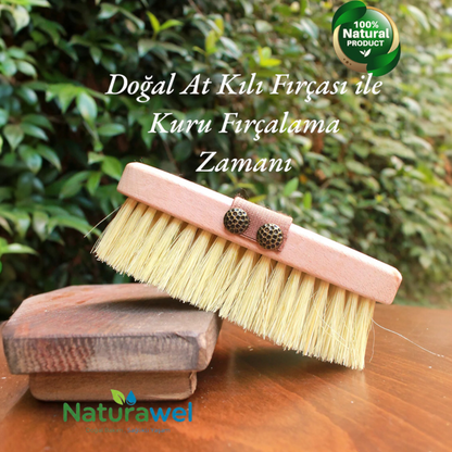 Naturawel® Doğal At Kılı Selülit Fırçası