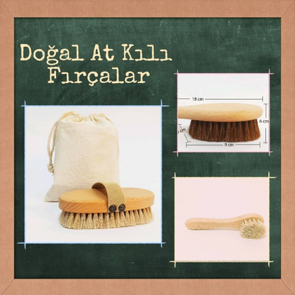 Naturawel® Doğal At Kılı Selülit Fırçası